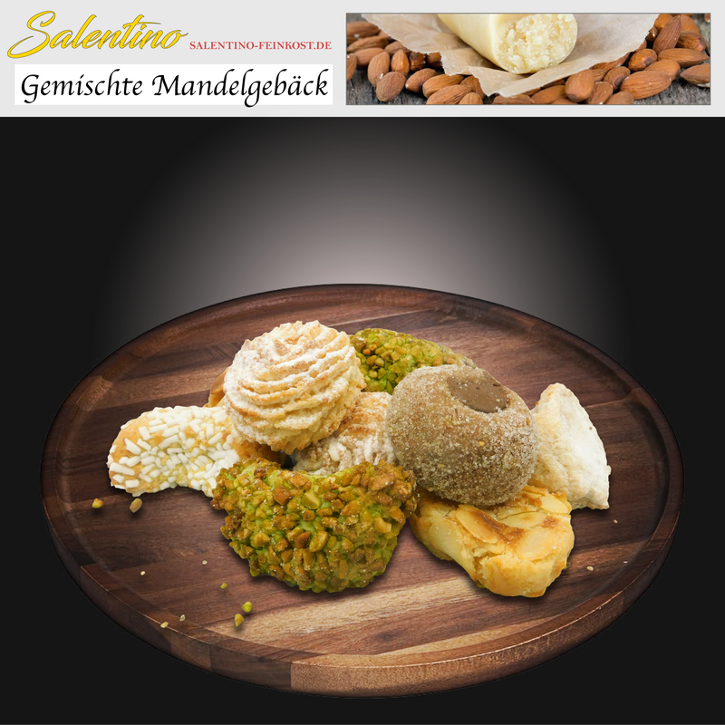 Gemischtes Mandelgebäck